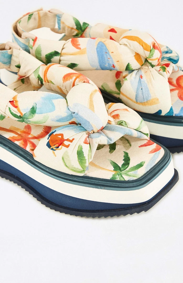 FARM RIO COPACABANA SCARF FLATFORM SANDAL Accessories 3 FARM RIO COPACABANA SCARF FLATFORM SANDAL Accessories