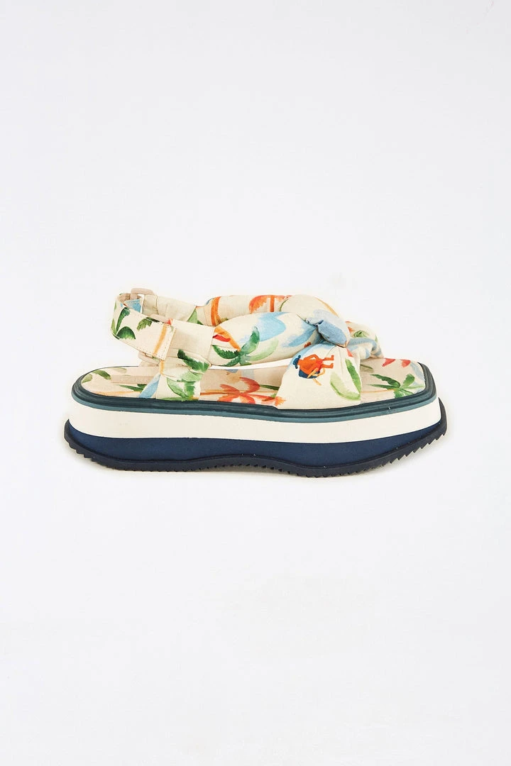 FARM RIO COPACABANA SCARF FLATFORM SANDAL Accessories 1 FARM RIO COPACABANA SCARF FLATFORM SANDAL Accessories