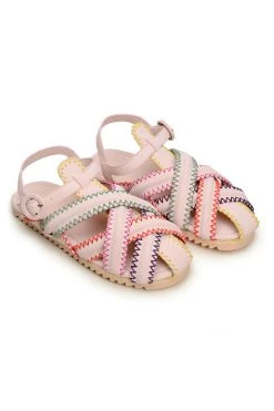 FARM RIO NUDE ZIGZAG SANDAL New In