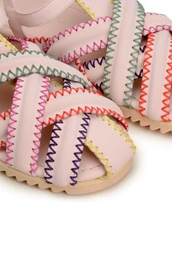 FARM RIO NUDE ZIGZAG SANDAL New In