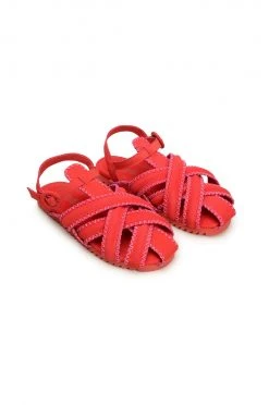 FARM RIO Red Zigzag Sandal