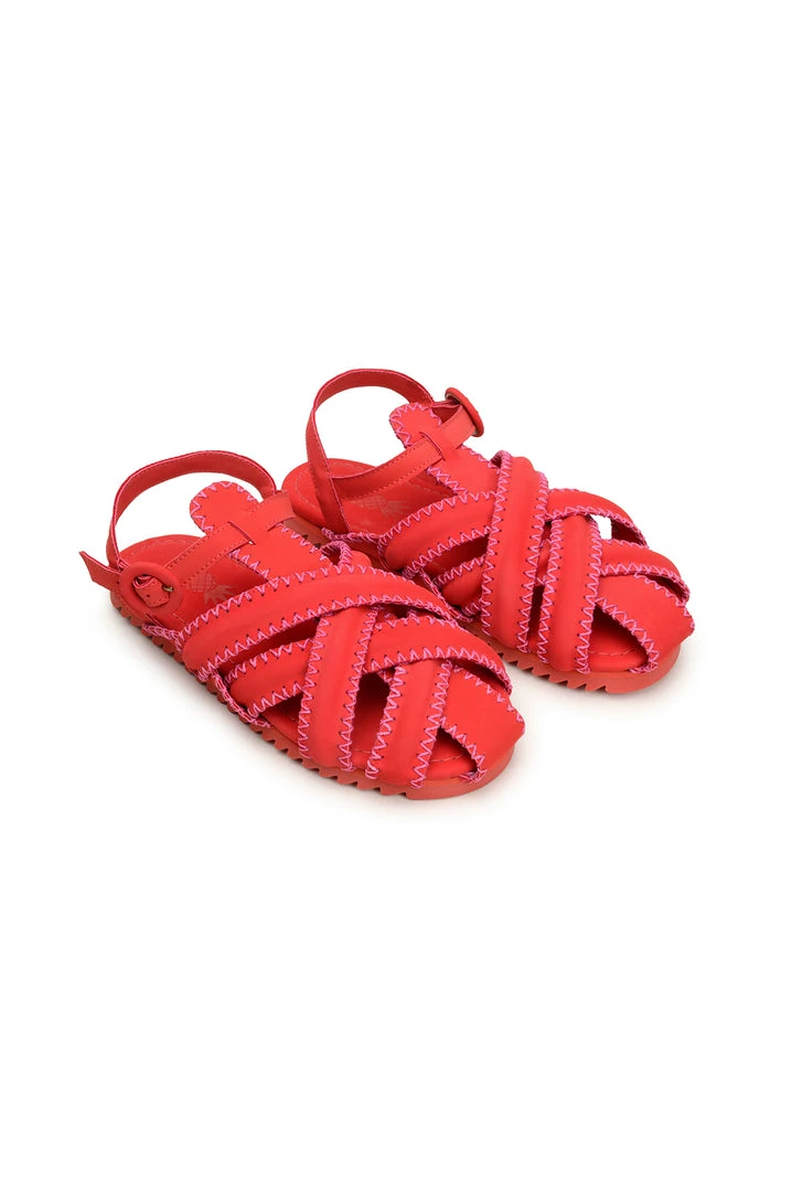 FARM RIO Red Zigzag Sandal 1 FARM RIO Red Zigzag Sandal