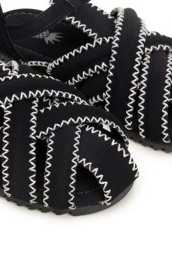 FARM RIO Black Zigzag Sandal Accessories 6 FARM RIO Black Zigzag Sandal Accessories