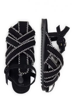 FARM RIO Black Zigzag Sandal Accessories