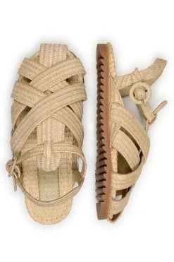 FARM RIO SYNTHETIC RAFFIA ZIGZAG SANDAL New In 6 FARM RIO SYNTHETIC RAFFIA ZIGZAG SANDAL New In