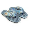 FARM RIO NAVY PUFFY FLIP FLOP New In
