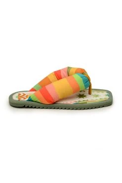 FARM RIO New In PINEAPLE PUFFY FLIP FLOP 7 FARM RIO New In PINEAPLE PUFFY FLIP FLOP