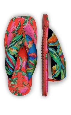 FARM RIO Accessories MULTI SCARF PUFFY FLIP FLOP