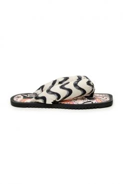 FARM RIO Stripes Puffy Flip Flop Accessories