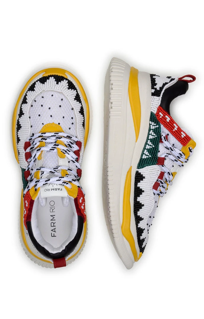 FARM RIO Accessories Multi Beaded Platform Sneaker 2 FARM RIO Accessories Multi Beaded Platform Sneaker