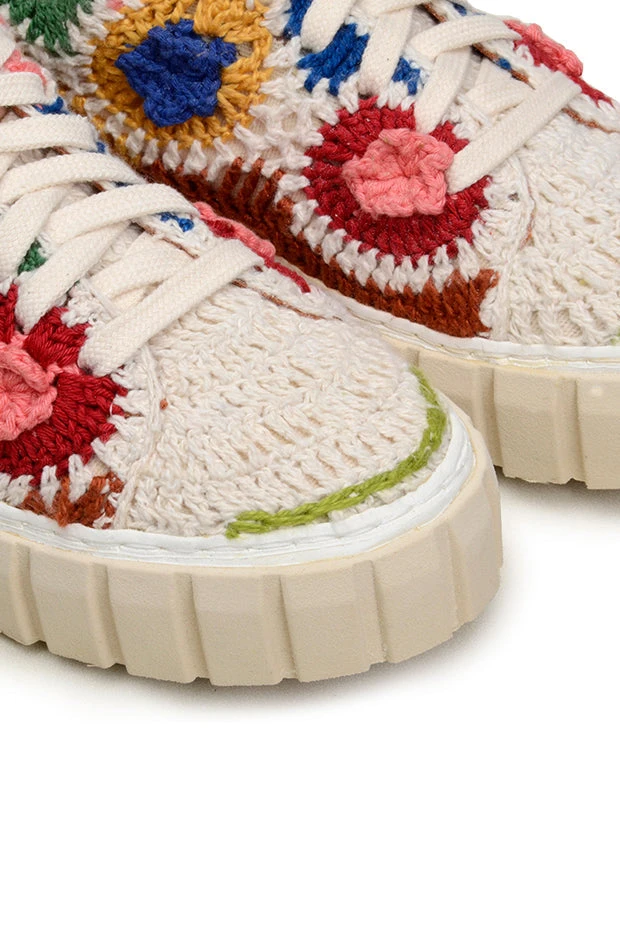 FARM RIO SUNSET CROCHET FLATFORM SNEAKER 2 FARM RIO SUNSET CROCHET FLATFORM SNEAKER