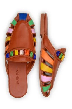 FARM RIO RUST RAINBOW BEADED MULE 6 FARM RIO RUST RAINBOW BEADED MULE