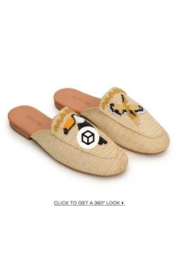 FARM RIO Accessories TUCAN RAFFIA MULE