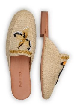 FARM RIO Accessories TUCAN RAFFIA MULE