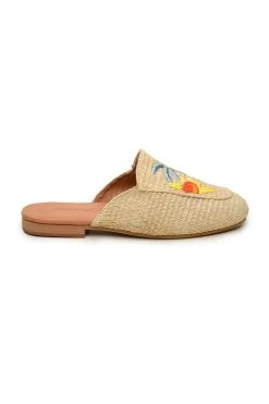 FARM RIO TROPICAL RAFFIA MULE 7 FARM RIO TROPICAL RAFFIA MULE