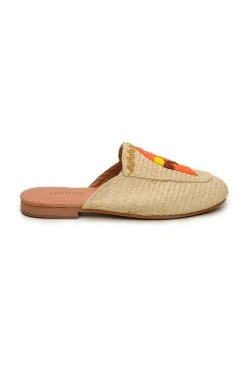 FARM RIO MACAW RAFFIA MULE 7 FARM RIO MACAW RAFFIA MULE