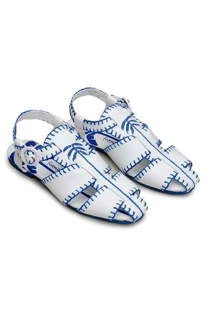 FARM RIO BLUE PALM TREE SANDAL 1 FARM RIO BLUE PALM TREE SANDAL