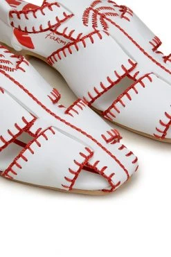 FARM RIO New In RED PALM TREE SANDAL