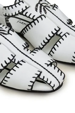 FARM RIO BLACK PALM TREE SANDAL Most Loved