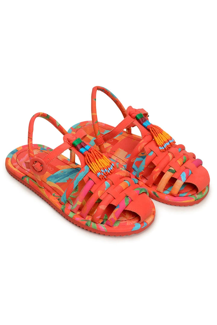 FARM RIO New In TROPICAL TUBE STRAP SANDAL 1 FARM RIO New In TROPICAL TUBE STRAP SANDAL