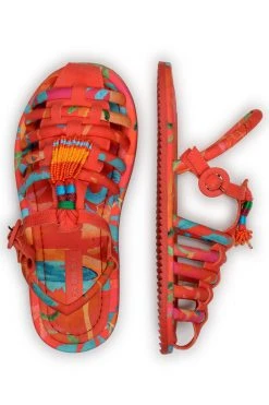 FARM RIO New In TROPICAL TUBE STRAP SANDAL 6 FARM RIO New In TROPICAL TUBE STRAP SANDAL