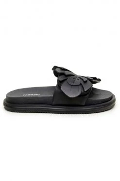 FARM RIO Accessories Black Monstera Anatomic Slide Sandal 7 FARM RIO Accessories Black Monstera Anatomic Slide Sandal