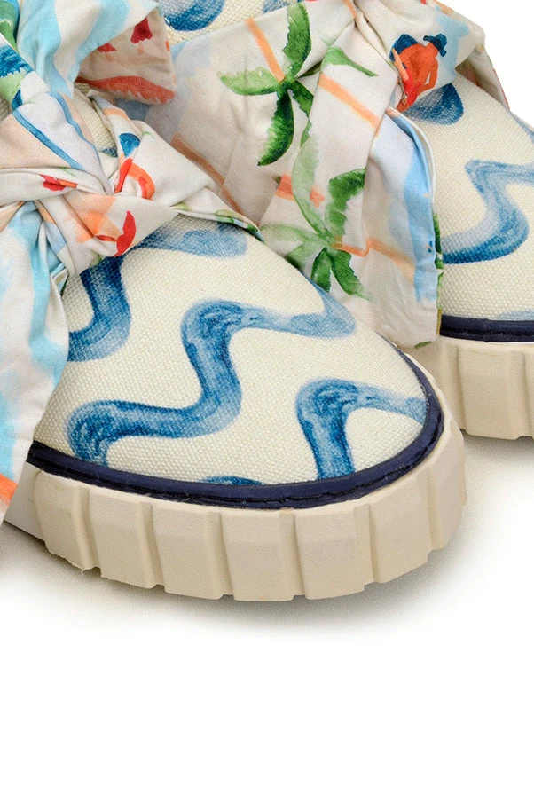 FARM RIO COPACABANA MULE SNEAKER WITH BOW 2 FARM RIO COPACABANA MULE SNEAKER WITH BOW