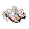 FARM RIO OFF WHITE SUNSET ANATOMIC SANDAL WITH BACK TIE
