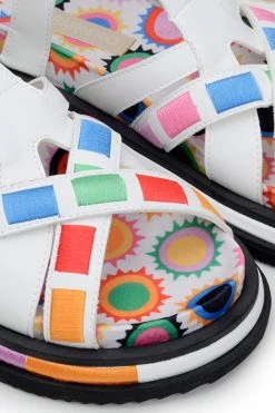 FARM RIO OFF WHITE SUNSET ANATOMIC SANDAL WITH BACK TIE 7 FARM RIO OFF WHITE SUNSET ANATOMIC SANDAL WITH BACK TIE