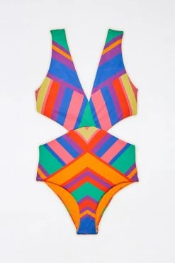 FARM RIO Most Loved Bruna Stripes One Piece Swimsuit 7 FARM RIO Most Loved Bruna Stripes One Piece Swimsuit