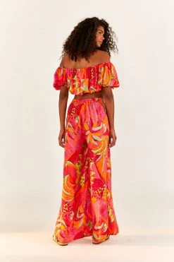 FARM RIO Fruit Brush Crop Top