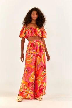 FARM RIO Fruit Brush Crop Top 9 FARM RIO Fruit Brush Crop Top