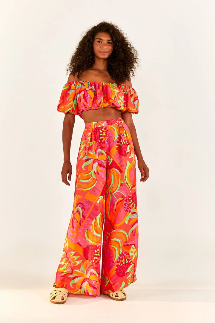 FARM RIO Fruit Brush Crop Top 4 FARM RIO Fruit Brush Crop Top