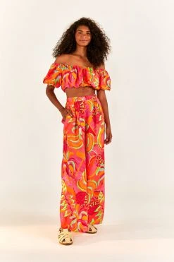 FARM RIO Fruit Brush Pants New In 8 FARM RIO Fruit Brush Pants New In