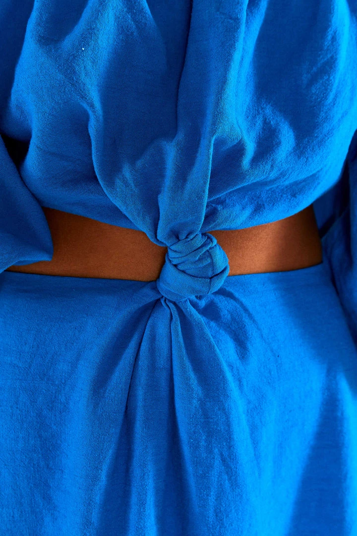 FARM RIO New In Blue Knot Midi Dress 5 FARM RIO New In Blue Knot Midi Dress