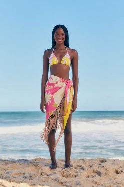 FARM RIO New In Neon Garden Reversible Sarong 11 FARM RIO New In Neon Garden Reversible Sarong