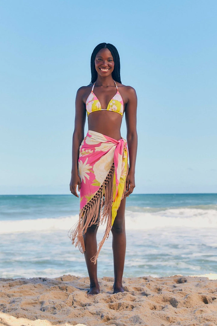 FARM RIO New In Neon Garden Reversible Sarong 4 FARM RIO New In Neon Garden Reversible Sarong