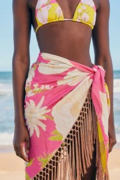 FARM RIO New In Neon Garden Reversible Sarong 10 FARM RIO New In Neon Garden Reversible Sarong
