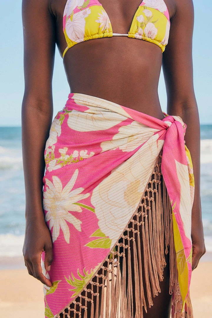 FARM RIO New In Neon Garden Reversible Sarong 3 FARM RIO New In Neon Garden Reversible Sarong