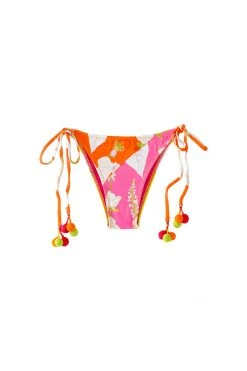 FARM RIO Neon Garden Triangle Bikini Bottom