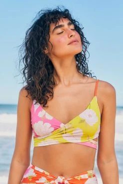 FARM RIO New In Neon Garden Bikini Top 7 FARM RIO New In Neon Garden Bikini Top