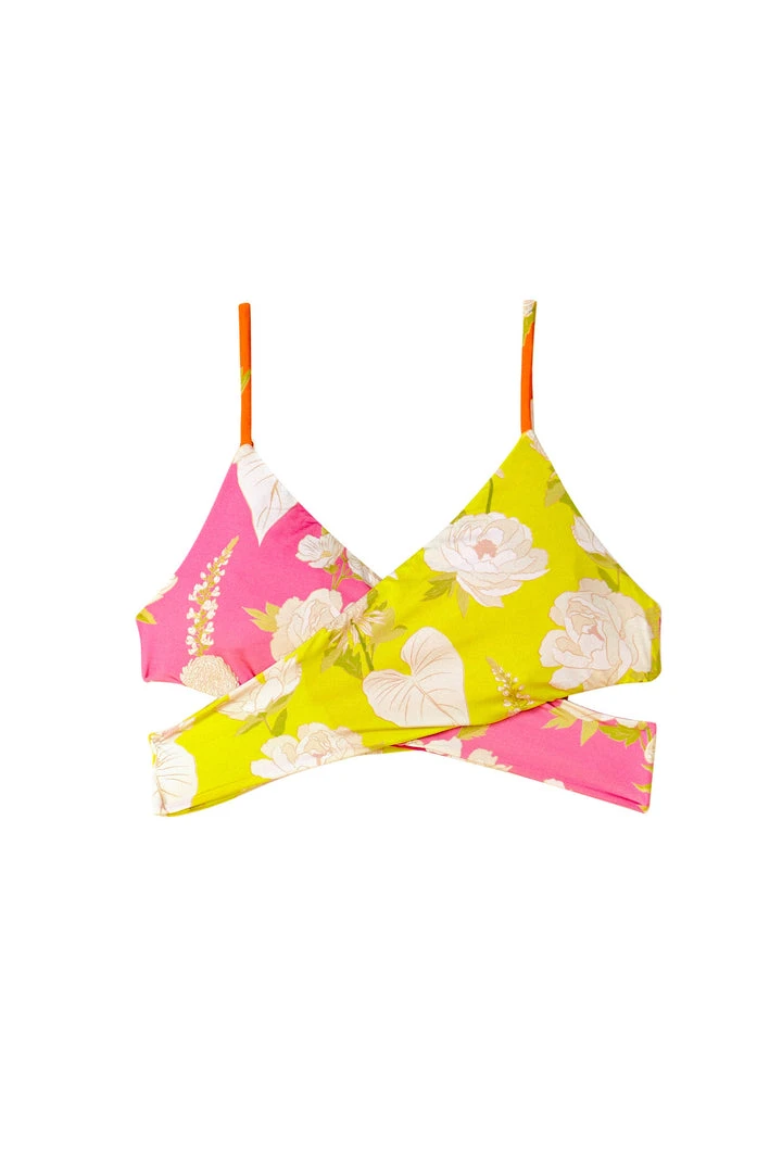 FARM RIO New In Neon Garden Bikini Top 5 FARM RIO New In Neon Garden Bikini Top
