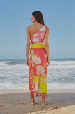 FARM RIO New In NEON GARDEN SARONG 7 FARM RIO New In NEON GARDEN SARONG
