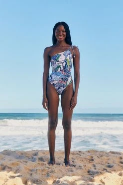 FARM RIO Graphic Rio One Piece Swimsuit New In