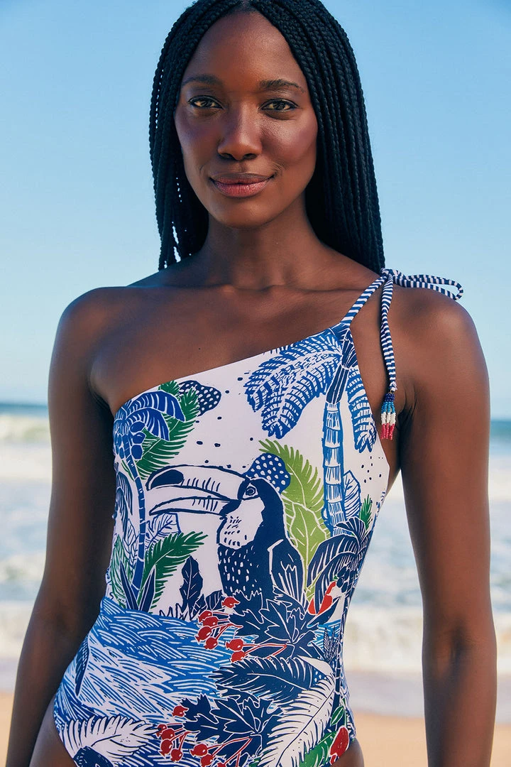 FARM RIO Graphic Rio One Piece Swimsuit New In 3 FARM RIO Graphic Rio One Piece Swimsuit New In