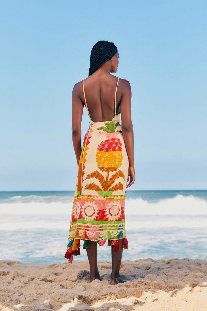 FARM RIO New In Rainbow Sunset Sarong 4 FARM RIO New In Rainbow Sunset Sarong