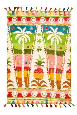 FARM RIO New In Rainbow Sunset Sarong 12 FARM RIO New In Rainbow Sunset Sarong