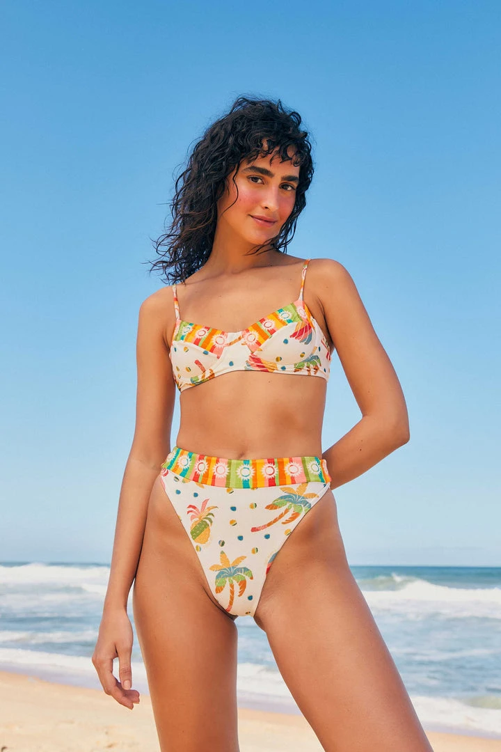 FARM RIO Rainbow Sunset Bikini Bottom 1 FARM RIO Rainbow Sunset Bikini Bottom