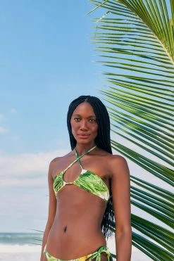 FARM RIO New In Fresh Forest Bikini Top