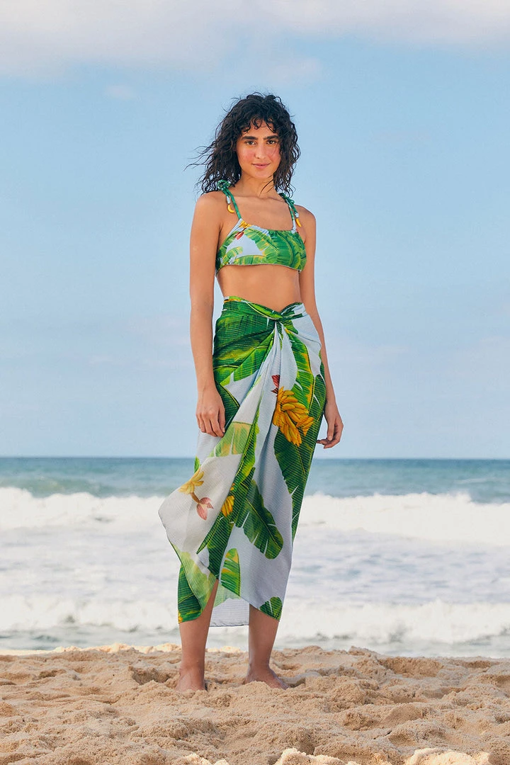FARM RIO New In Fresh Bananas Sarong 2 FARM RIO New In Fresh Bananas Sarong